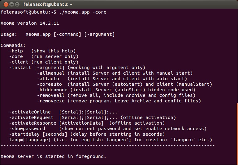 Видеонаблюдение на Linux с Xeoma: инструкция по установке. Запуск только серверной части