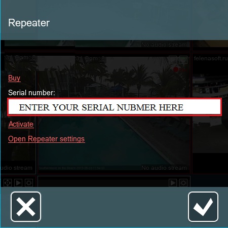 How to activate Repeater