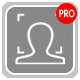 Face detection and recognition icon