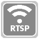 You can transmit data over the network using rtsp broadcasting