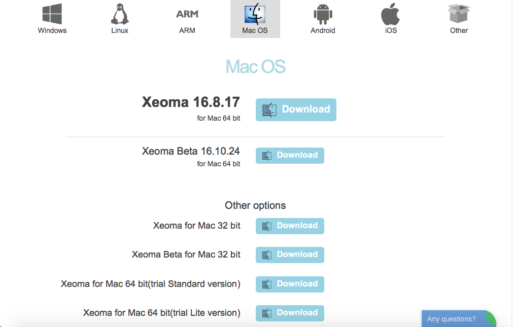 Download Xeoma video surveillance software for Mac from our official site