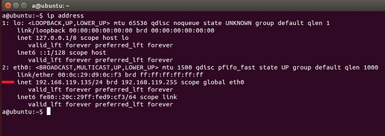 Console command to check the machine IP address in Linux, Mac OS X, etc.