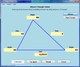 Triangle Solver.