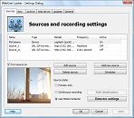 WebCam Looker sources settings dialog