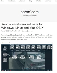 Xeoma – webcam software for Windows, Linux and Mac OS X