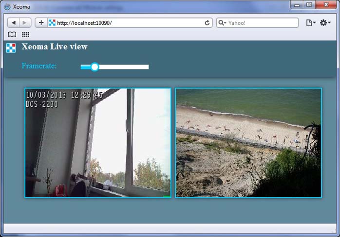 xeoma live view