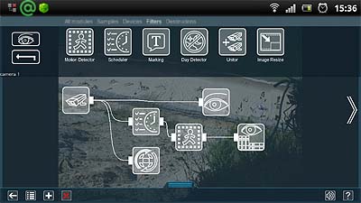 Detailed settings window for visual and flexible configuration. Click on module to open its settings