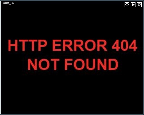 Xeoma free webcam software: the 404 message for wrong URL