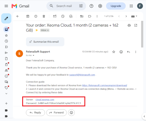 Cloud CCTV with Xeoma