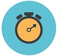 Timer clock icon illustrates Xeoma's intuitive interface 