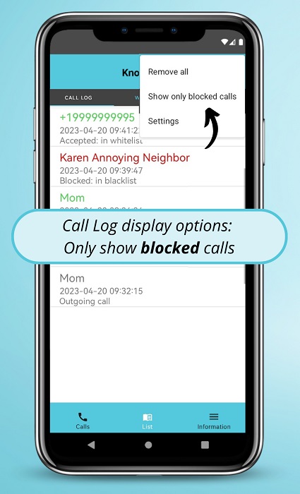 New options in the latest version of KnownCalls