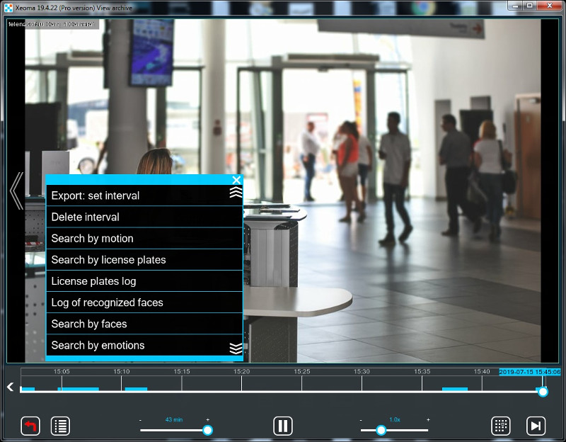 Face Recognition offers search by names or IDs