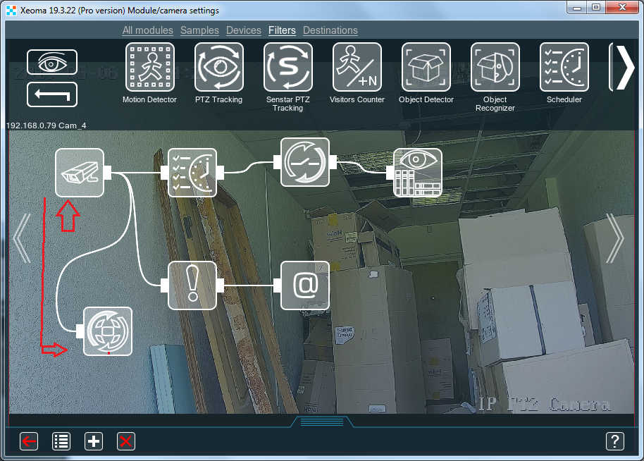 xeoma connect to dvr