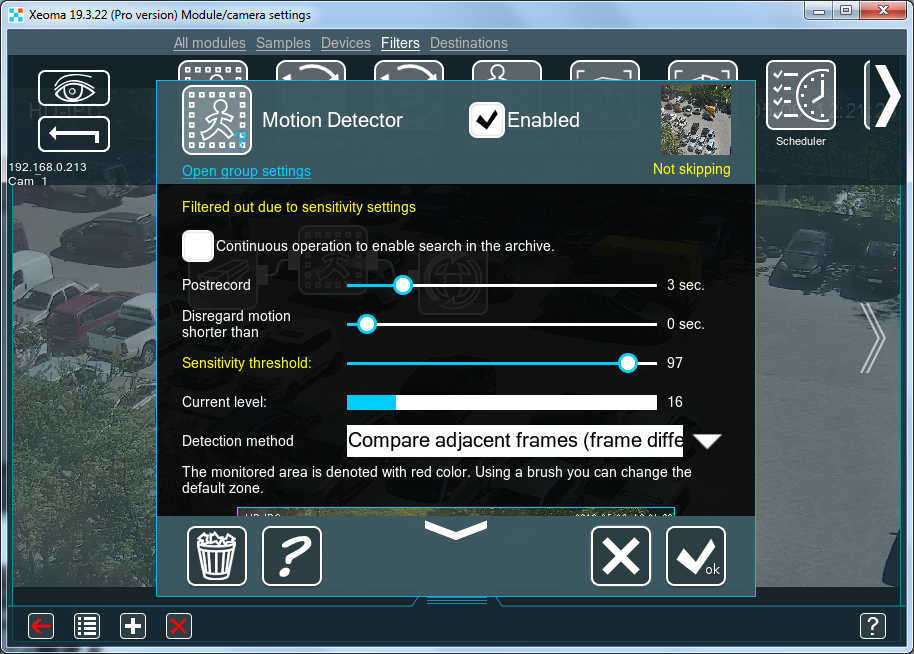 xeoma server repeater location