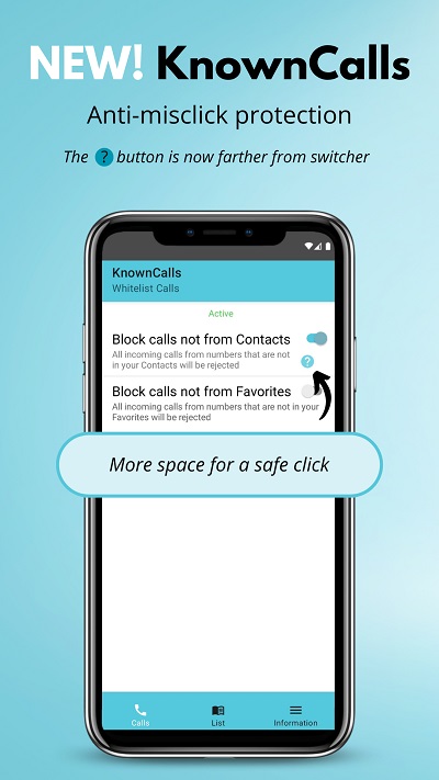 New options in the latest version of KnownCalls: time of reaction