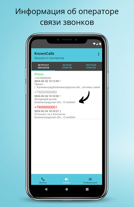 Новые возможности в приложении для блокировки звонков KnownCalls: информация о мобильном операторе