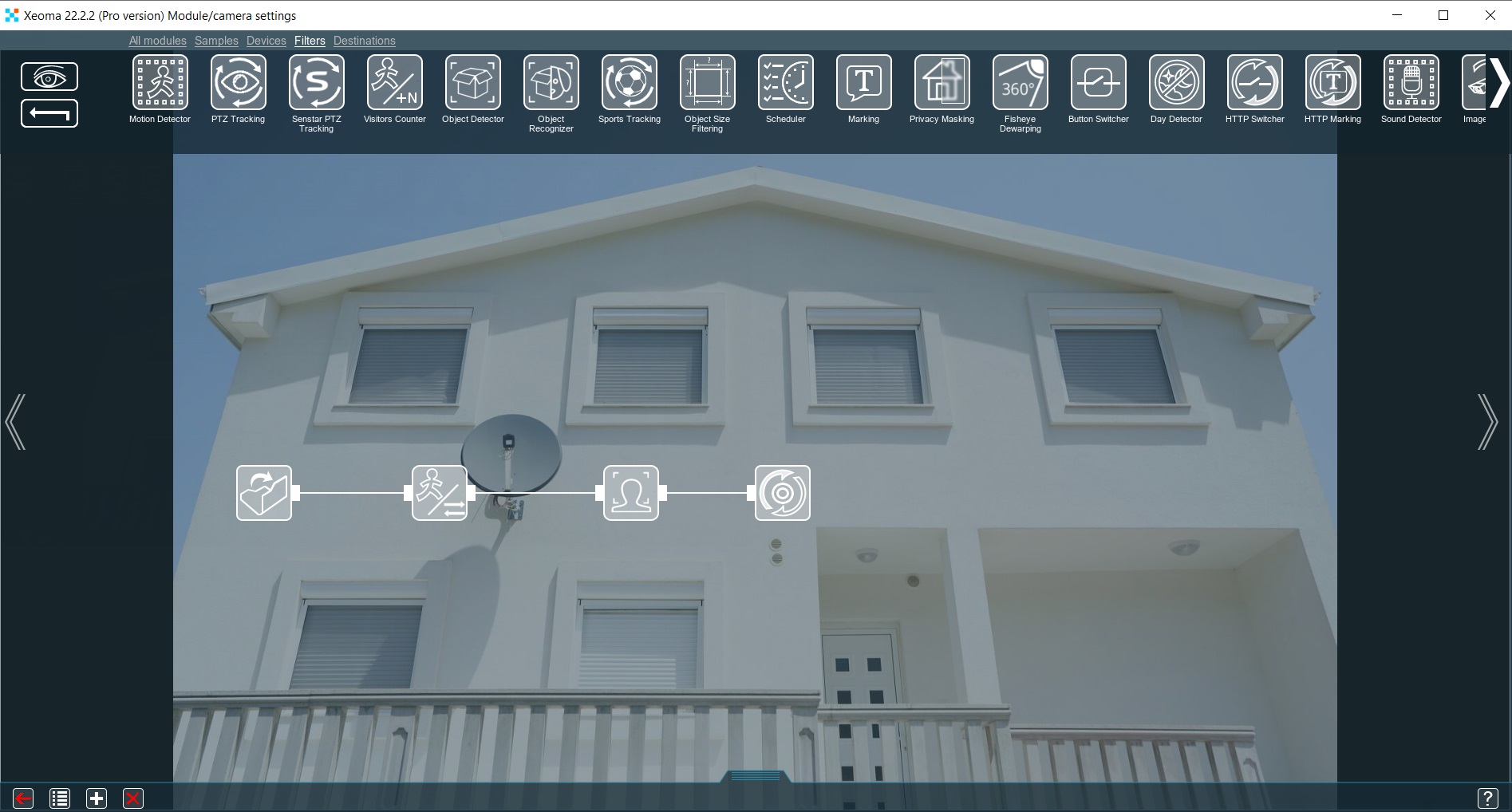 Automatic closing of roller shutters