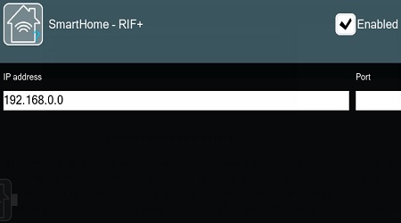 SmartHome - RIF+ in Xeoma