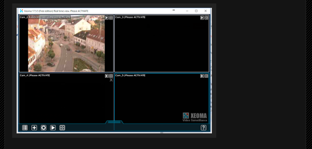 DIY surveillance system using Xeoma