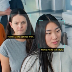 Face recognition in action