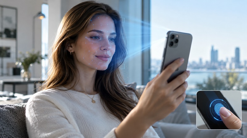 Biometrics and video surveillance: authentication on your phone