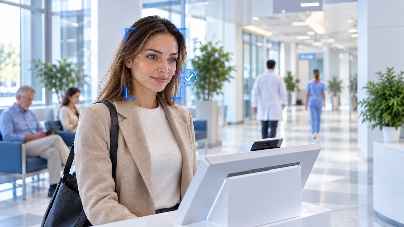 Biometrics and video surveillance: registration at an information kiosk