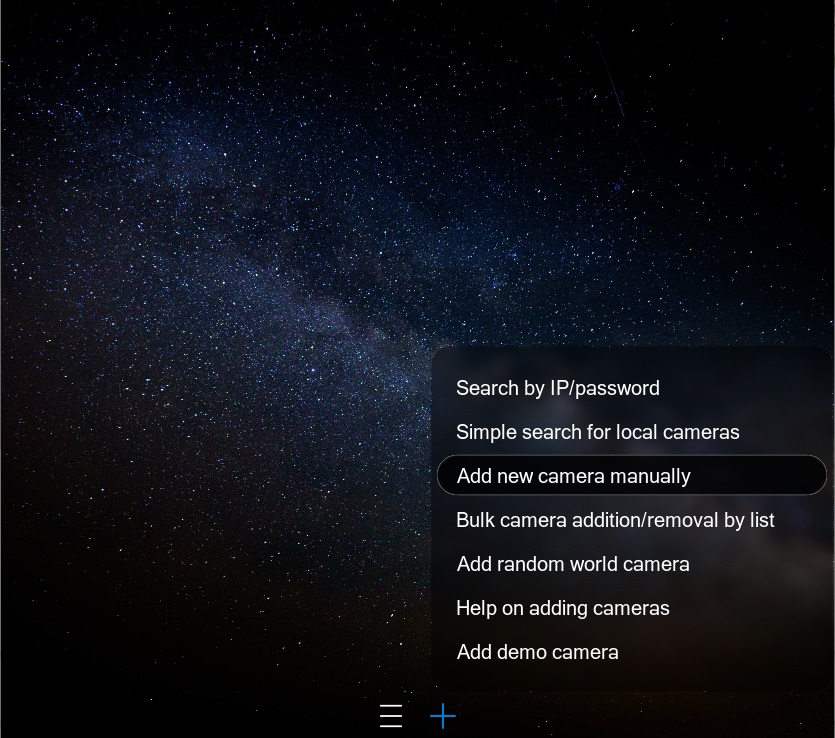 Adding a camera matrix