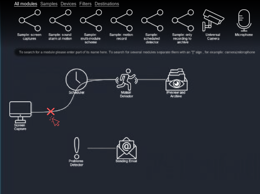 Draw a new correct connection with the mouse