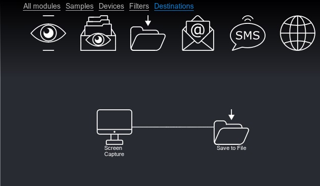 Use Save to File instead of the standard recording module