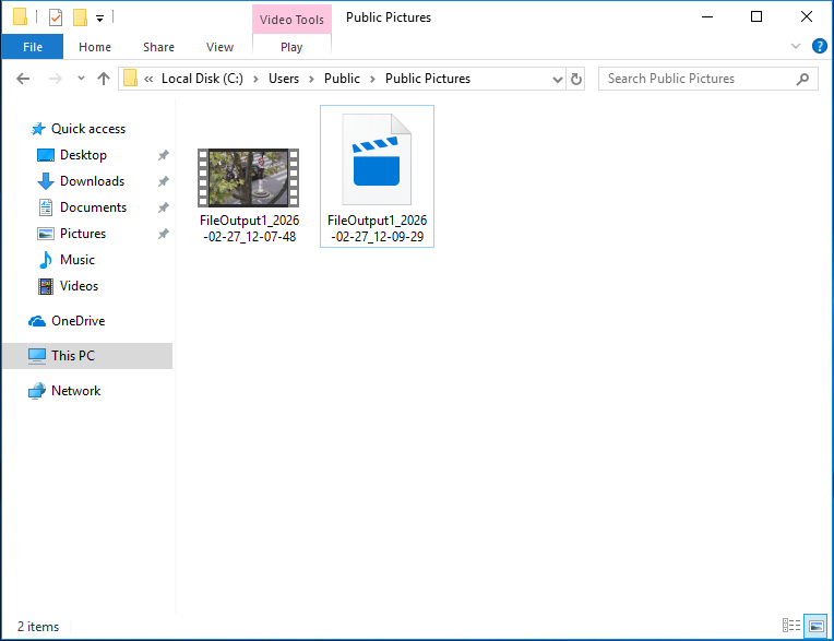 Screen Capture instead of camera: ready recording