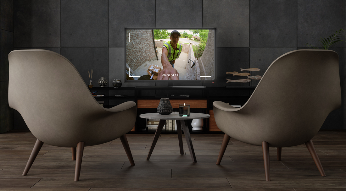 Smartphone camera as a video surveillance camera