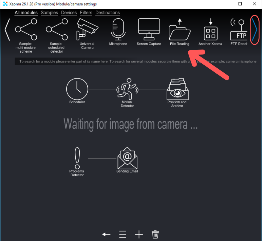 Find the File Reading module among all modules