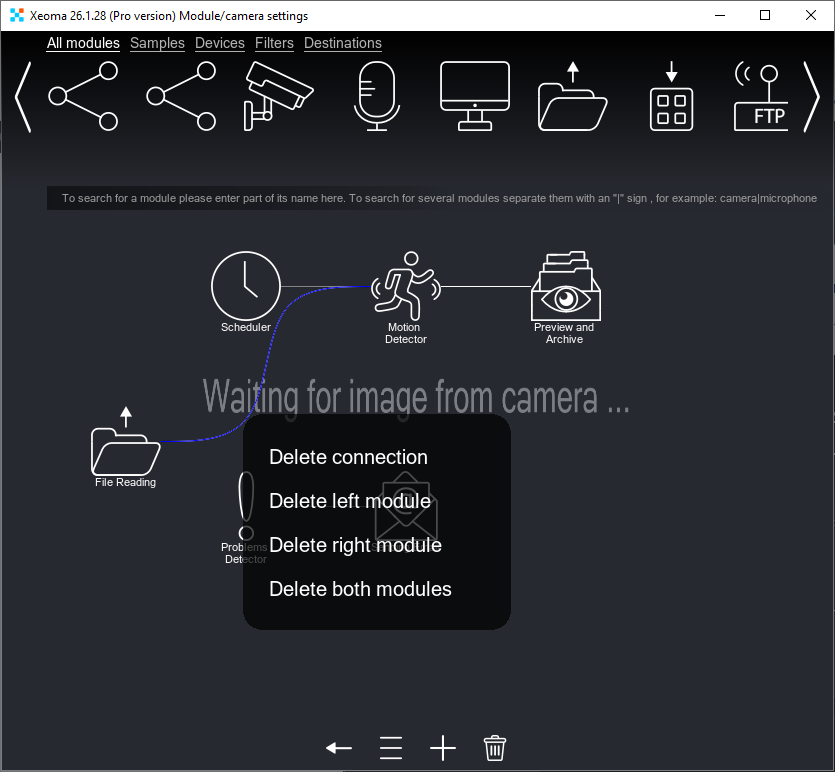Use the mouse to draw a new correct connection
