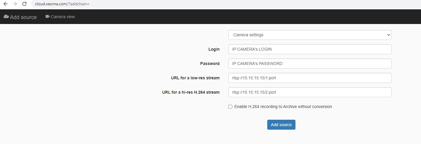 Xeoma desktop video surveillance and backup to Cloud