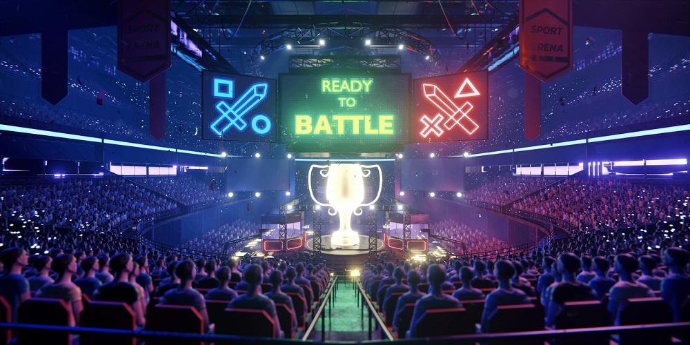 Cybersports and esports arena