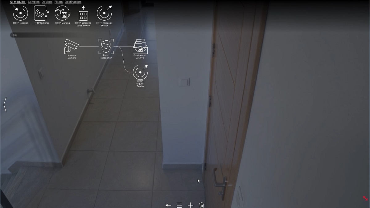AI-powered face recognition in Xeoma