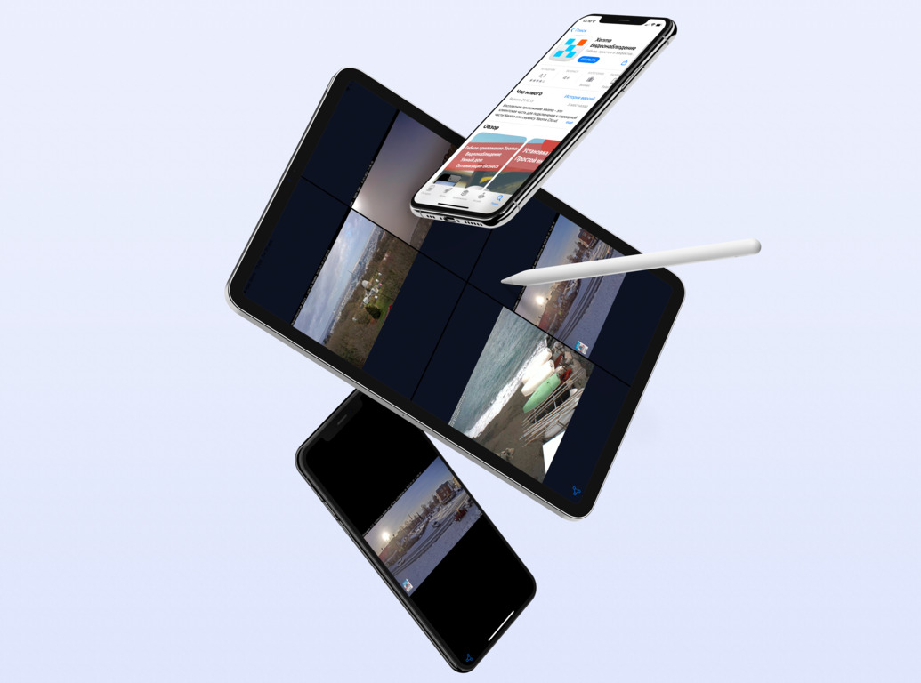 Приложение для видеонаблюдения Xeoma для iPhone и iPad для удаленного доступа к системе видеонаблюдения доступно в App Store