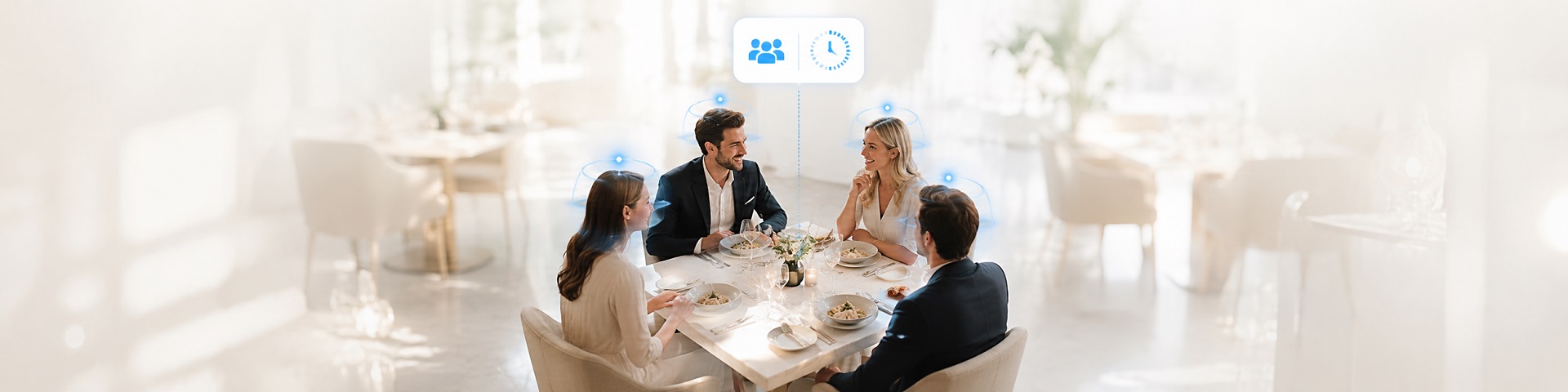 AI-powered Restaurant clients counter