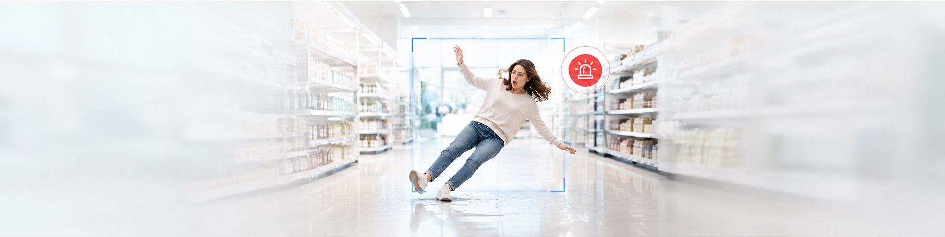 Slip and Fall detector instantly detects a person's fall