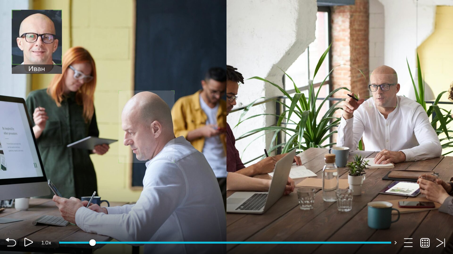 Поиск людей по фото в программе для видеонаблюдения Xeoma