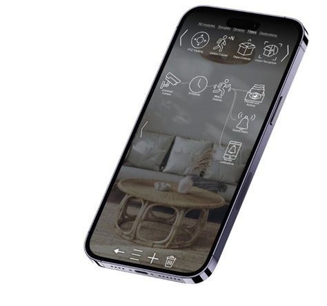 Interfaz de videovigilancia de Xeoma