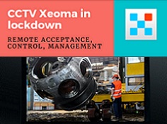 Xeoma CCTV can be used for virtual tours in remote acceptance for heavy machinery and similar businesses